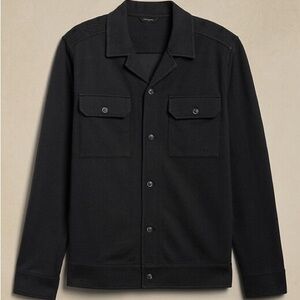 Banana Republic Men's Black Shirt Jacket